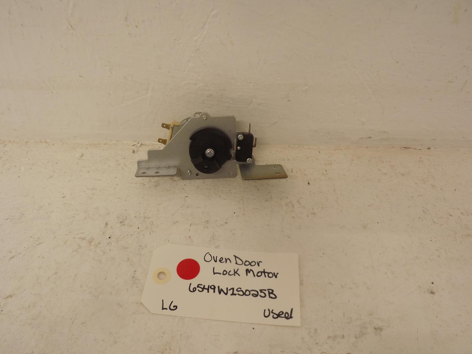LG Range 6549W1S025B Oven Door Lock Motor Used LG Range 6549W1S025B Oven Door Lock Motor Used